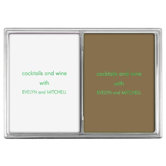 Your Personalized Double Deck Playing Cards