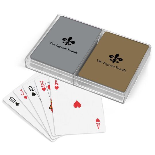 Double Playing Card Holder Double Playing Card Case With 