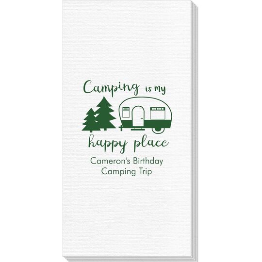 Camping Is My Happy Place Deville Guest Towels