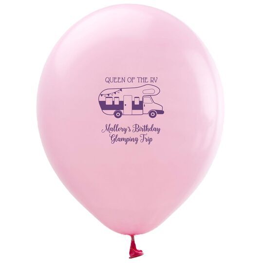 Queen of the RV Latex Balloons