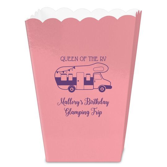 Queen of the RV Mini Popcorn Boxes