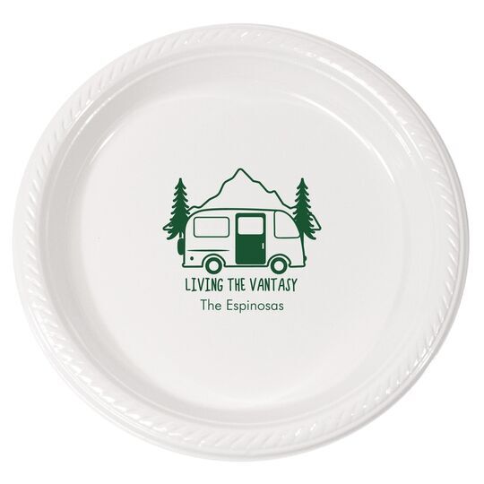 Living the Vantasy Plastic Plates