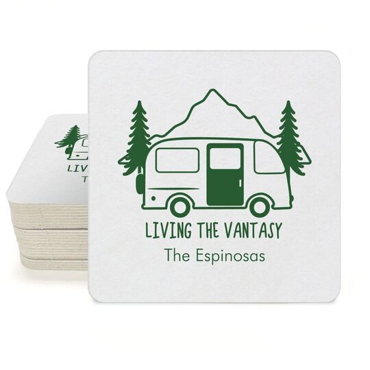 Living the Vantasy Square Coasters