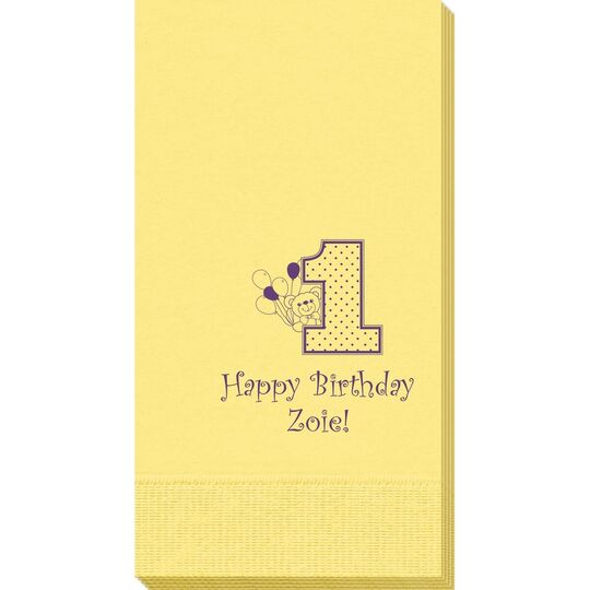 First Birthday Guest Towels
