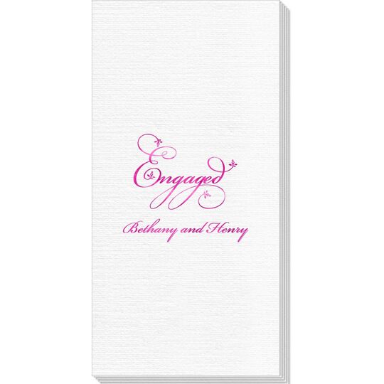 Elegant Engaged Deville Guest Towels