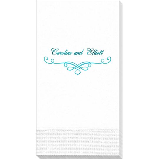 Classic Scroll Guest Towels