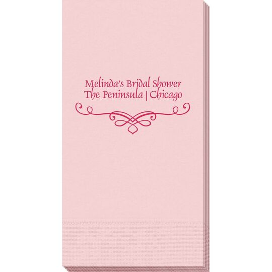 Classic Scroll Guest Towels