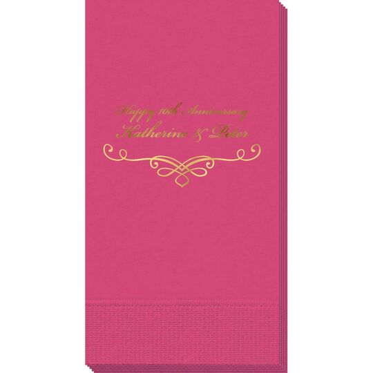 Classic Scroll Guest Towels