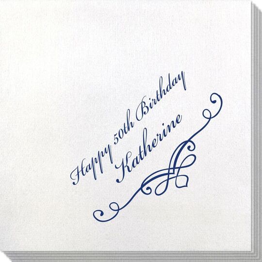 Classic Scroll Bamboo Luxe Napkins