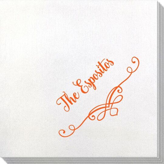 Classic Scroll Bamboo Luxe Napkins