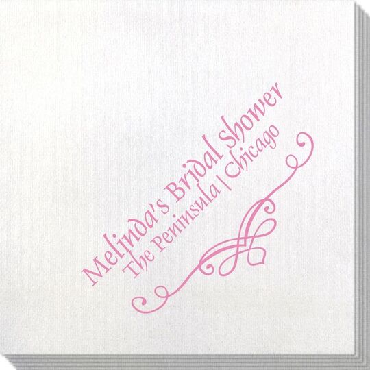 Classic Scroll Bamboo Luxe Napkins