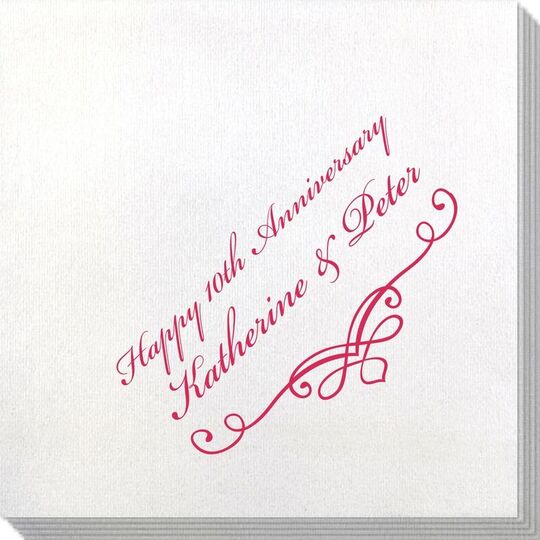 Classic Scroll Bamboo Luxe Napkins