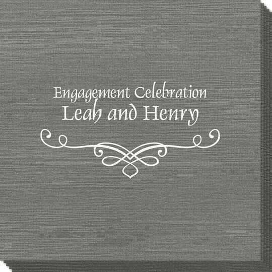 Classic Scroll Bamboo Luxe Napkins