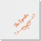 Classic Scroll Linen Like Napkins Image 3 of 8