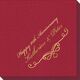Classic Scroll Linen Like Napkins Image 4 of 8