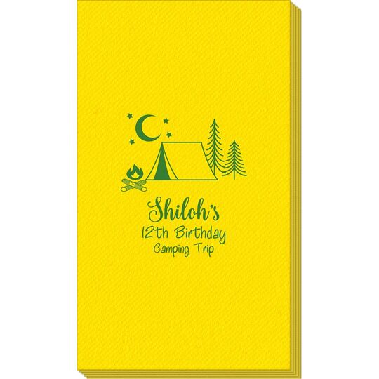 Camping Under The Stars Linen Like Guest Towels