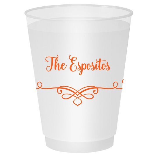 Classic Scroll Shatterproof Cups