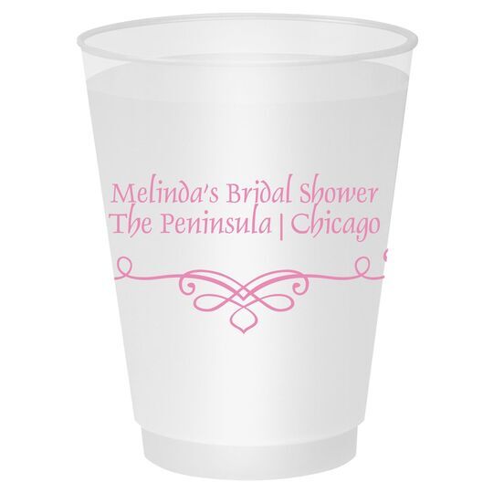 Classic Scroll Shatterproof Cups