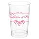 Classic Scroll Clear Plastic Cups Image 5 of 8