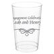 Classic Scroll Clear Plastic Cups Image 8 of 8