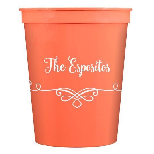 Classic Scroll Stadium Cups