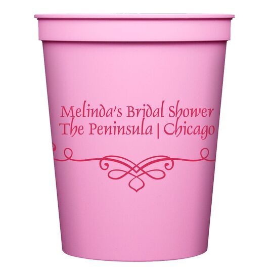 Classic Scroll Stadium Cups