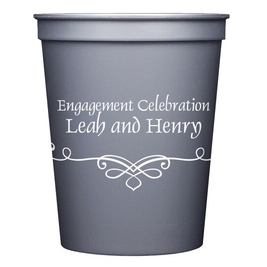 Classic Scroll Stadium Cups