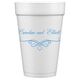 Classic Scroll Styrofoam Cups Image 3 of 8