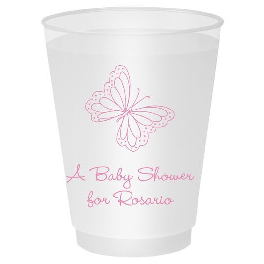 Sweet Butterfly Shatterproof Cups