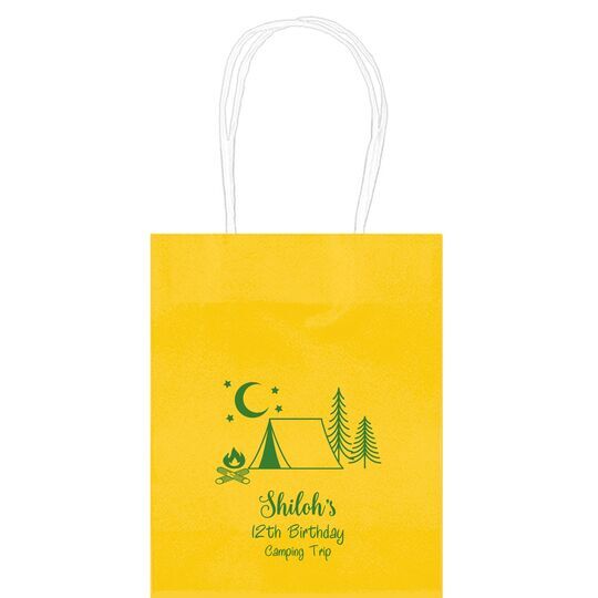 Camping Under The Stars Mini Twisted Handled Bags