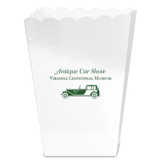 Collector Car Mini Popcorn Boxes