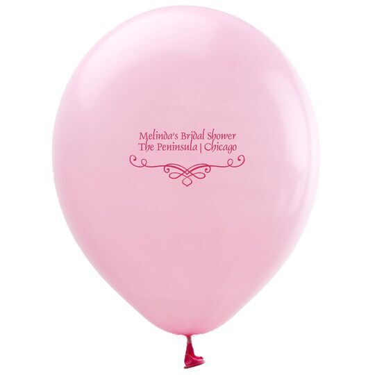 Classic Scroll Latex Balloons