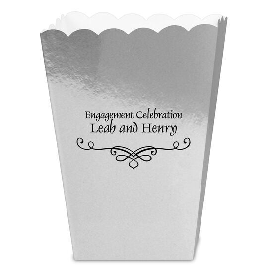 Classic Scroll Mini Popcorn Boxes