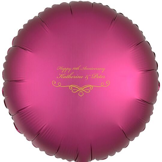 Classic Scroll Mylar Balloons