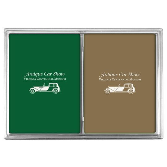 Collector Car Double Deck Playing Cards
