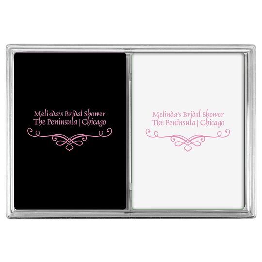 Classic Scroll Double Deck Playing Cards