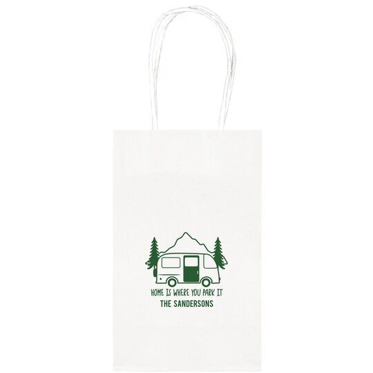 Home Is Where You Park It Medium Twisted Handled Bags