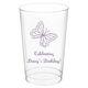 Sweet Butterfly Clear Plastic Cups Image 2 of 3