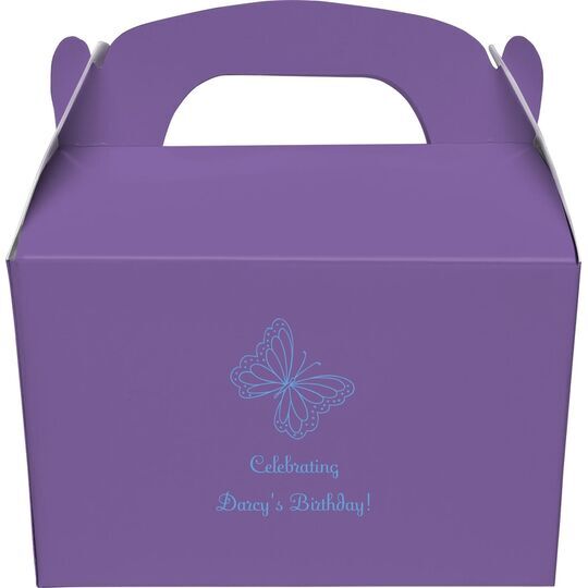 Sweet Butterfly Gable Favor Boxes