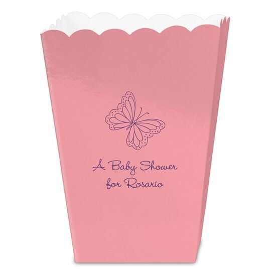 Sweet Butterfly Mini Popcorn Boxes