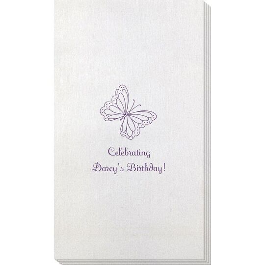 Sweet Butterfly Bamboo Luxe Guest Towels