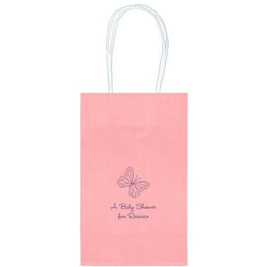 Sweet Butterfly Medium Twisted Handled Bags