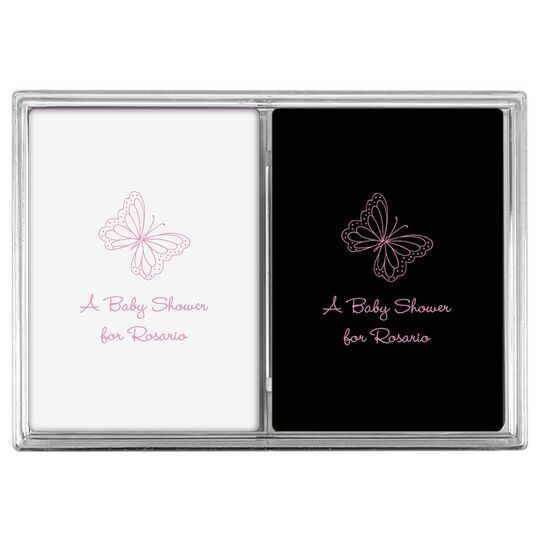 Sweet Butterfly Double Deck Playing Cards