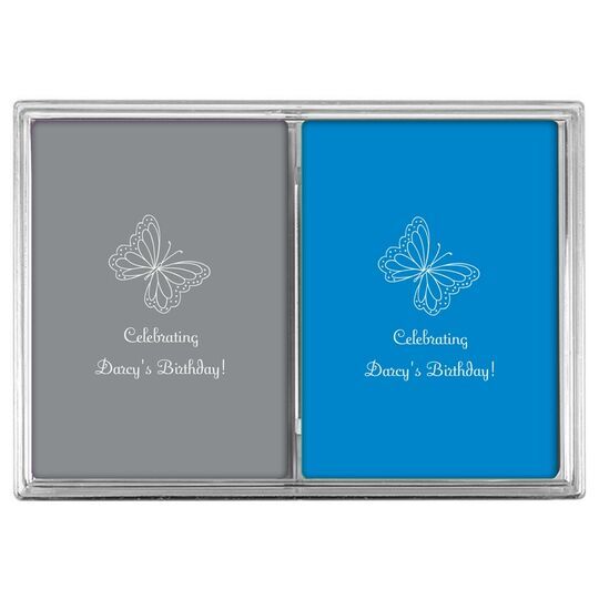Sweet Butterfly Double Deck Playing Cards