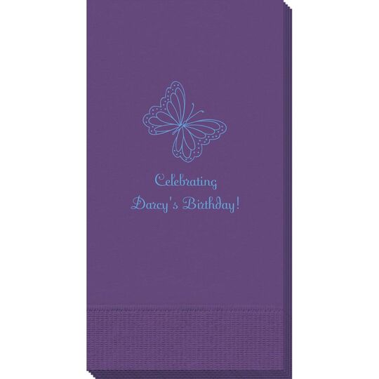 Sweet Butterfly Guest Towels