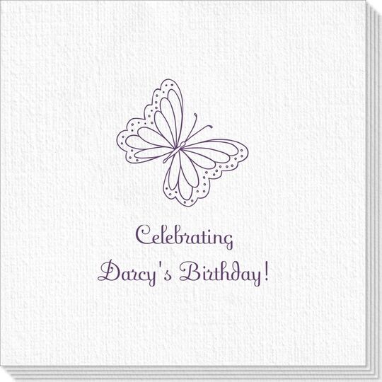 Sweet Butterfly Deville Napkins
