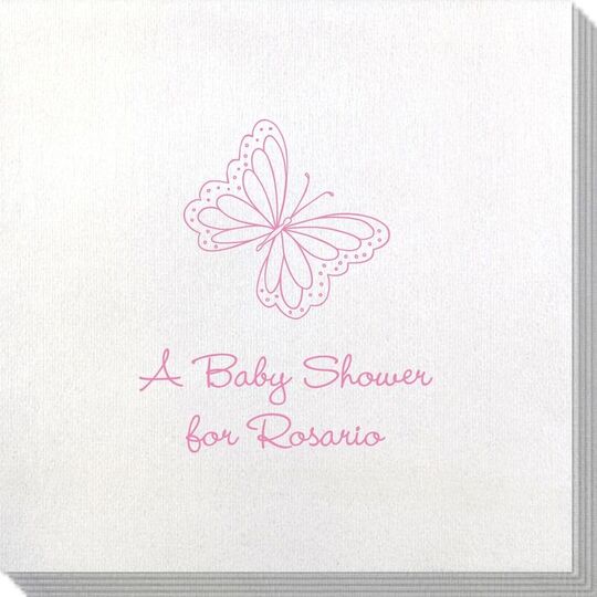 Sweet Butterfly Bamboo Luxe Napkins