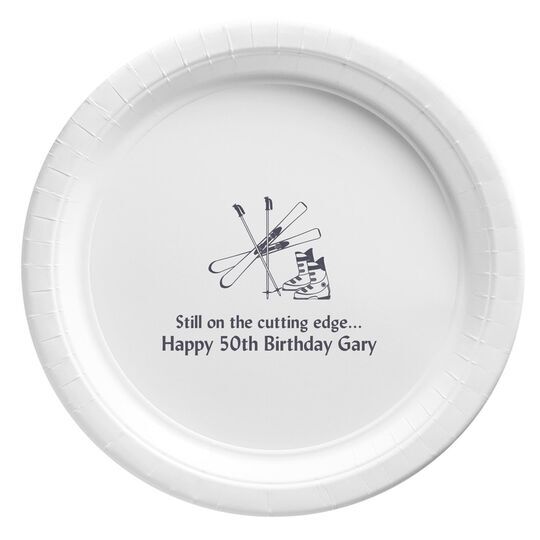 Aspen Ski Paper Plates
