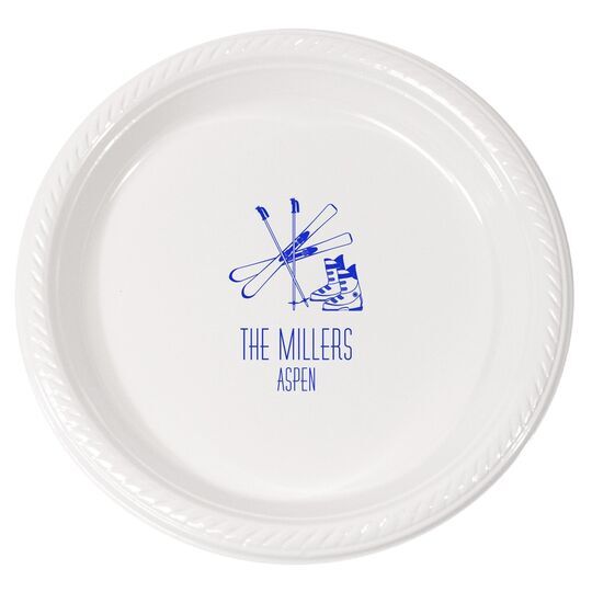 Aspen Ski Plastic Plates