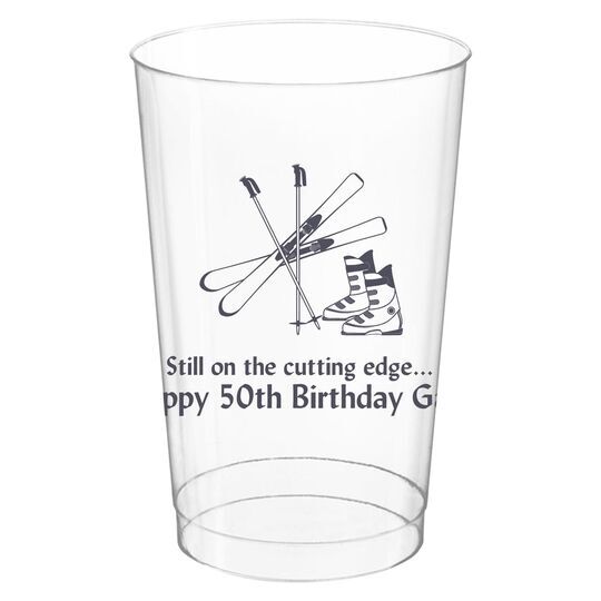 Aspen Ski Clear Plastic Cups
